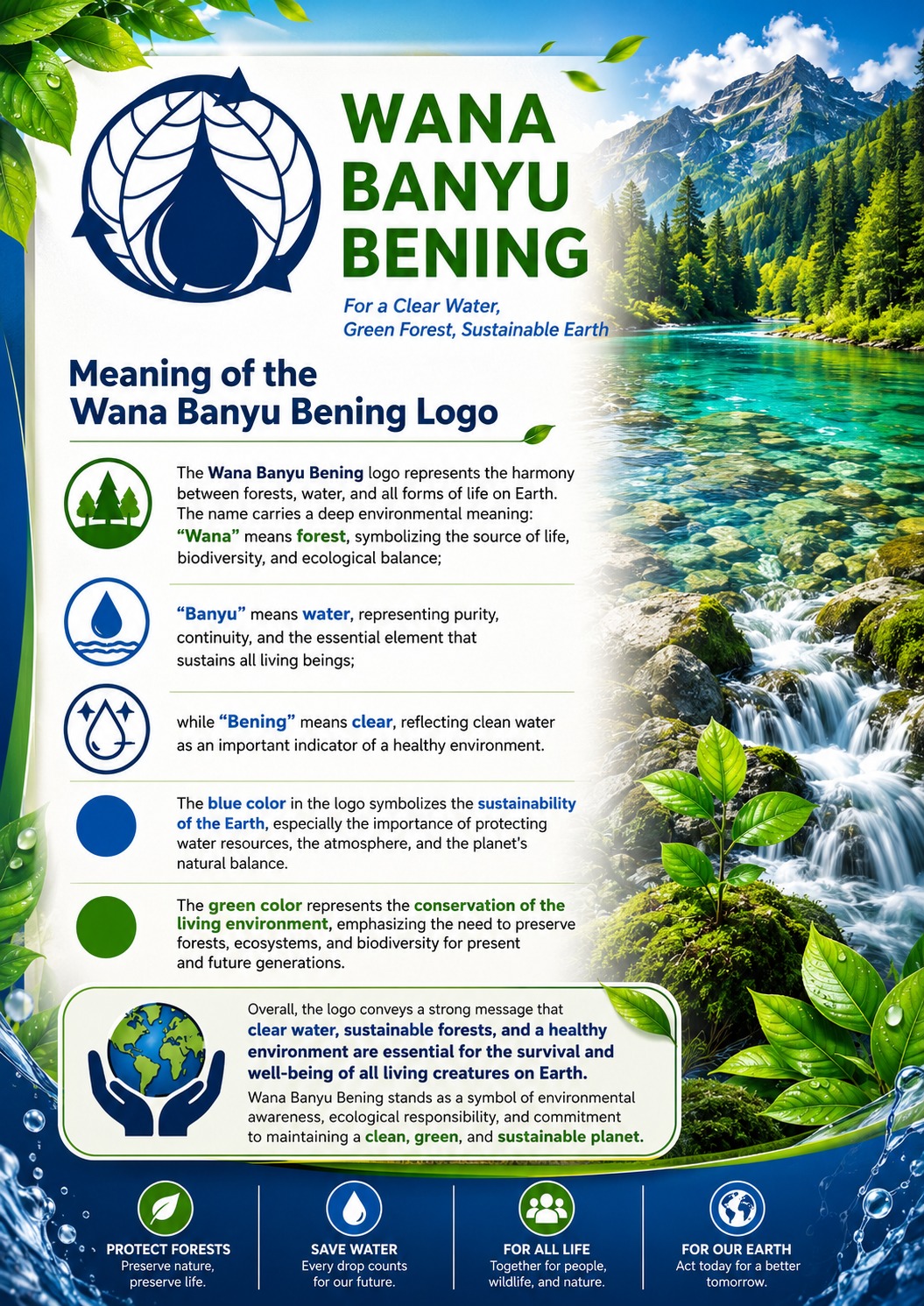 Makna dari Logo Wana Banyu Bening